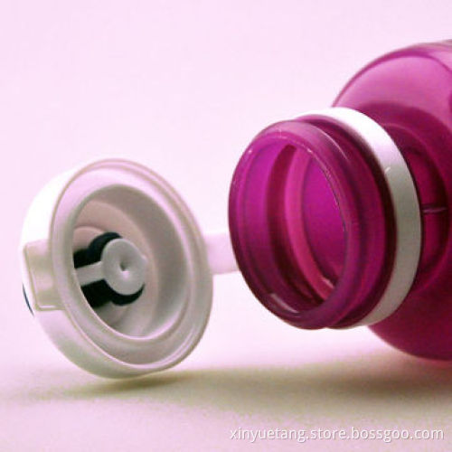 High impact resistant large spout for drink clear plastic drinking water bottle